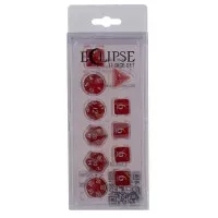 Ultra Pro Eclipse Acrylic 11 Dice Set - Apple Red