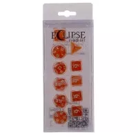 Ultra Pro Eclipse Acrylic 11 Dice Set - Pumpkin Orange