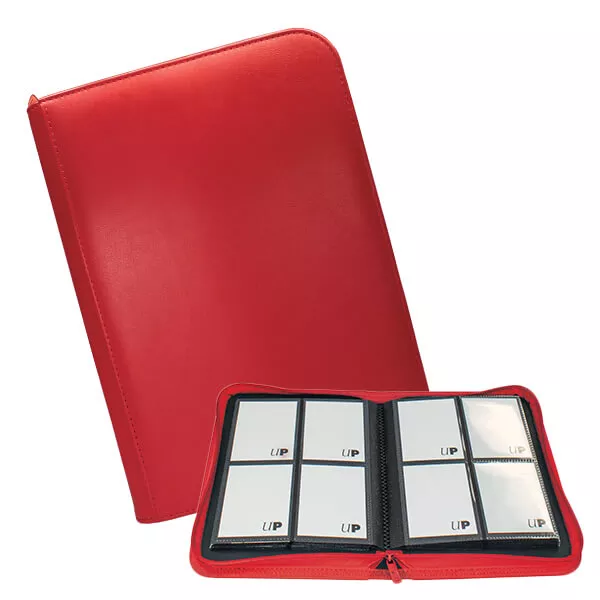 Album na karty Vivid 4-Pocket Zippered PRO-Binder - Red