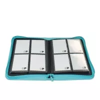 Modré album na karty UltraPro Vivid 4-Pocket Zippered PRO-Binder