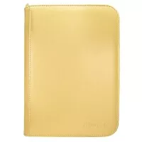 Vivid 4-Pocket Zippered PRO-Binder - Yellow