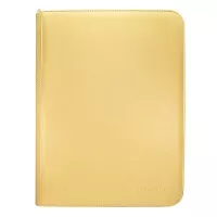 Vivid 9-Pocket Zippered PRO-Binder Yellow - přední strana