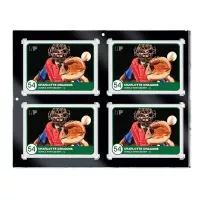 UltraPro 130PT 4-Card Black Border UV ONE-TOUCH Magnetic Holder