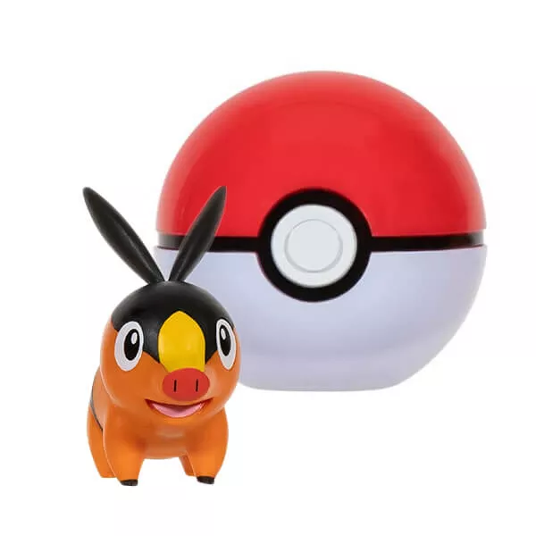 Pokémon Clip and Go Poké Ball - figurka Tepig