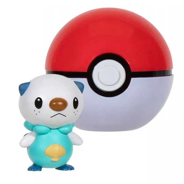 Pokémon Clip and Go Poké Ball - figurka Oshawott
