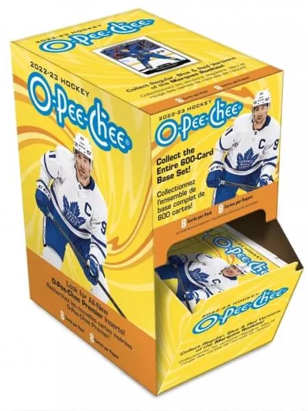 2022-2023 NHL Upper Deck O-Pee-Chee Gravity Feed box - hokejové karty