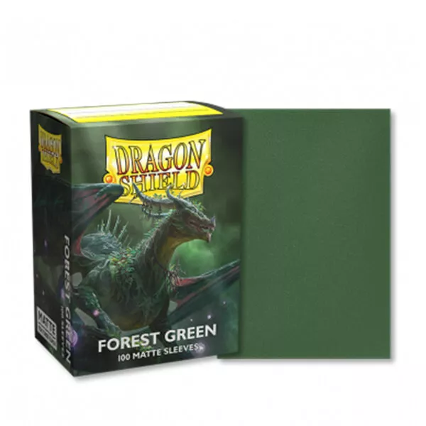 Obaly na karty Dragon Shield Protector - Matte Forest Green - 100ks