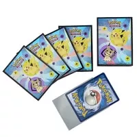 Obaly na karty Pokémon - Pikachu and Mimikyu Standard Deck Protector Sleeves (65ct) for Pokémon