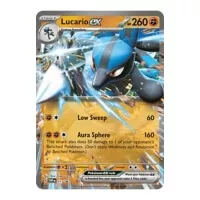 Pokémon karta Lucario ex s balíčku