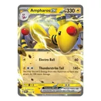 Pokémon karta Ampharos ex s balíčku