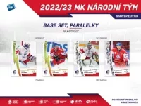 Base set - základní set paralelky česká reprezentace 2023 mistrovství světa v hokeji