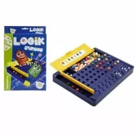 Logic junior - herní plánek s barevnými kolíky a krabice