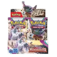 Pokémon Paldea Evolved Booster Box obsahuje 36 boosterů