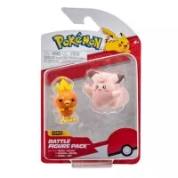 Balení Pokémon figurek Torchic a Clefairy