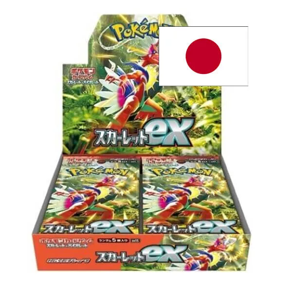 Pokémon Scarlet & Violet - Scarlet EX Booster Box - japonsky