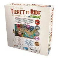 Hra Ticket to Ride - Europe - výroční edice v angličtině - zadní strana