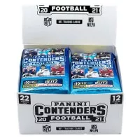 Jumbo Box s 12 balíčky 2020 - 21 NFL Panini Contenders Football
