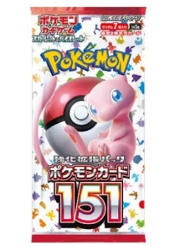 Pokémon karty 151 Booster - japonsky