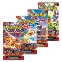 Booster Box obsahuje 36 balíčků Obsidian Flames