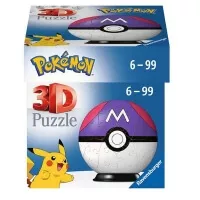 Balení stavebnice 3D puzzle Pokémon Masterball firmy Ravensburger