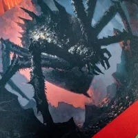 Detail herní podložky MTG LotR - Shelob