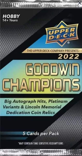 2022 Upper Deck Goodwin Champions Hobby balíček