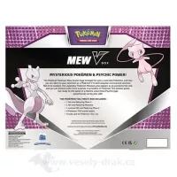 Pokémon Mew V Box - zadní strana boxu