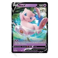 Karta Pokémon Mew V (foilová standardní velikosti i jumbo karta)