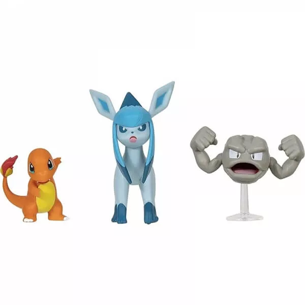 Pokémon akční figurky Charmander, Glaceon, Geodude 5 - 8 cm
