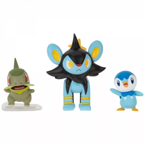 Pokémon akční figurky Axew, Luxio, Piplup 5 - 8 cm