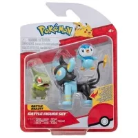 Pokémon akční figurky Axew, Luxio, Piplup 5 - 8 cm - v balení