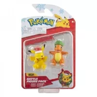 Pokémon akční figurky Pikachu a Charmander (Holiday Seasonal) - 5 cm - v balení
