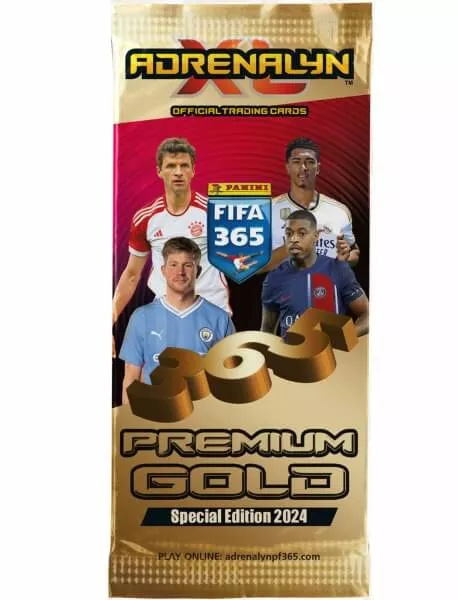 Fotbalové karty Panini FIFA 365 2023/2024 - premium gold balíček