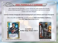 2021 Topps Chrome F1 Formula 1 Racing Hobby balíček - plnění 1
