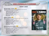 2021 Topps Chrome F1 Formula 1 Racing Hobby balíček - plnění 3