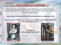 2021 Topps Chrome F1 Formula 1 Racing Hobby Lite Box - plnění 1