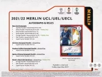 2021-2022 Topps Champions League Merlin Chrome Hobby Balíček - fotbalové karty - plnění 4