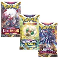 Obsah boosterů speciálního dárkového balení Pokémon Darkrai