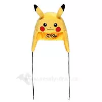 Zimní čepice přes uši - Pikachu