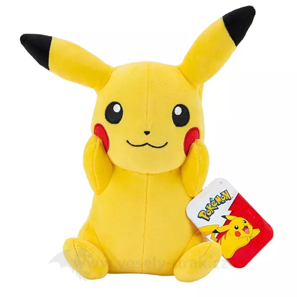 Pokémon plyšák Pikachu (sedící) 20 cm