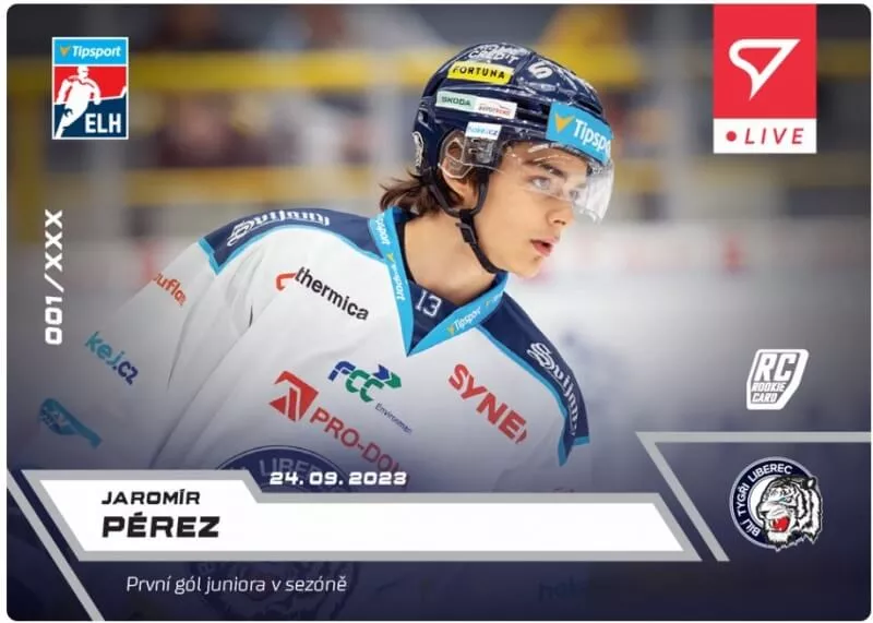 Hokejové karty Tipsport ELH 2023-2024 - L-04 Jaromír Pérez