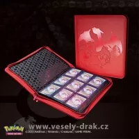 Pokémon album A4 s koženkovými deskami a zipem