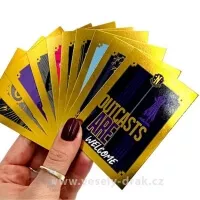 Wednesday Gift Set Nevermore Welcome Kit - ukázka karet