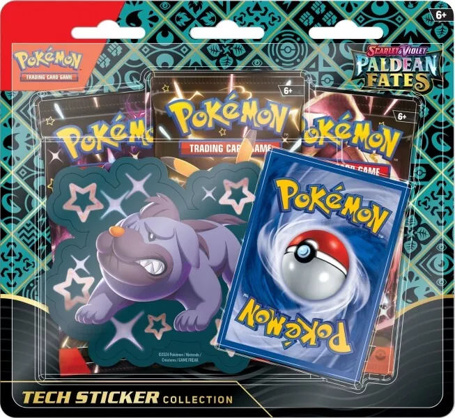 Pokémon Paldean Fates Tech Sticker Collection - Maschiff