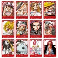 12 karet v prémiové kolekci One Piece Card Game FILM RED Edition