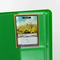 Album na karty Gamegenic Casual 8-Pocket Green - vkládání karet do alba je z boku
