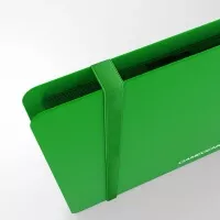 Album na karty Gamegenic Casual 8-Pocket Green se zavíráním na gumu