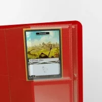 Album na karty Gamegenic Casual 8-Pocket Red - vkládání karet do alba je z boku
