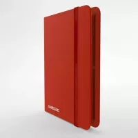 Album na karty Gamegenic Casual 8-Pocket Red - zavřené album stahovací gumou