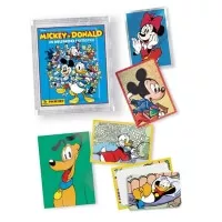 V boxu je 36 balíčků samolepek Mickey and Donald